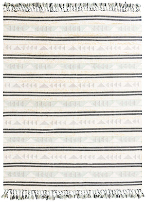 Aquamarine 9' x 12' Mesa Rectangle Area Rug 100% Wool Geometric All Natural Carpet for Living, Dining, Office, Bedrooms, Dorms, Kitchens for Sale at Rug Engine
