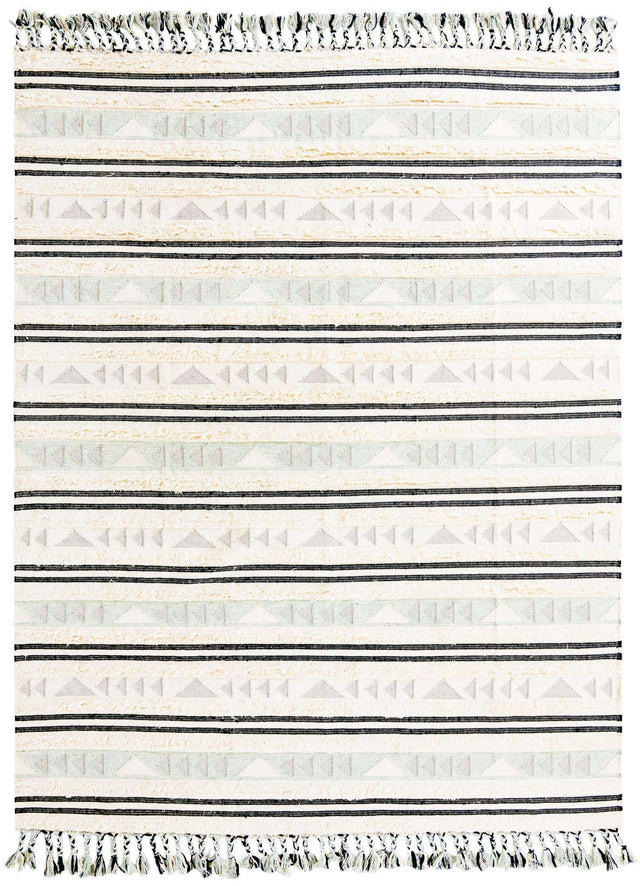 Aquamarine 9' x 12' Mesa Rectangle Area Rug 100% Wool Geometric All Natural Carpet for Living, Dining, Office, Bedrooms, Dorms, Kitchens for Sale at Rug Engine