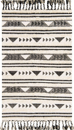 Charcoal 5' 1 x 8' Mesa Rectangle Area Rug 100% Wool Geometric All Natural Carpet for Living, Dining, Office, Bedrooms, Dorms, Kitchens for Sale at Rug Engine