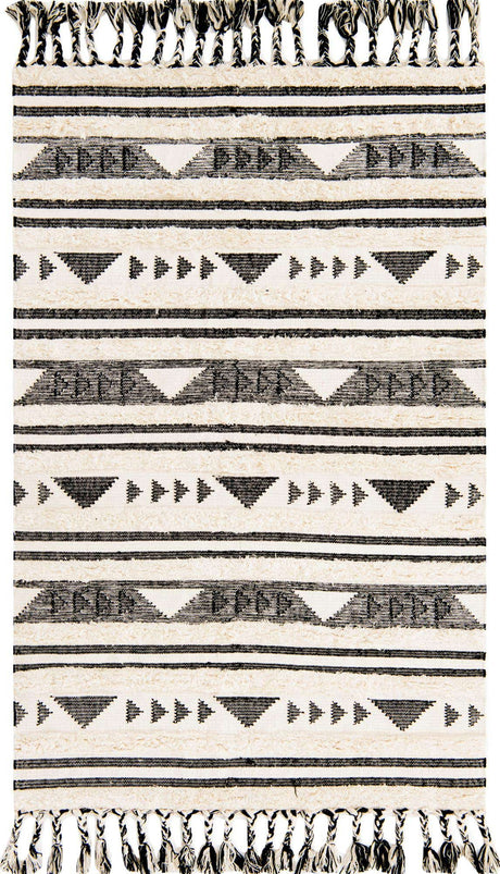 Charcoal 5' 1 x 8' Mesa Rectangle Area Rug 100% Wool Geometric All Natural Carpet for Living, Dining, Office, Bedrooms, Dorms, Kitchens for Sale at Rug Engine