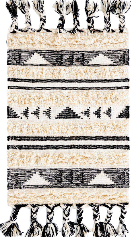 Charcoal 2' x 3' 1 Mesa Rectangle Area Rug 100% Wool Geometric All Natural Carpet for Living, Dining, Office, Bedrooms, Dorms, Kitchens for Sale at Rug Engine