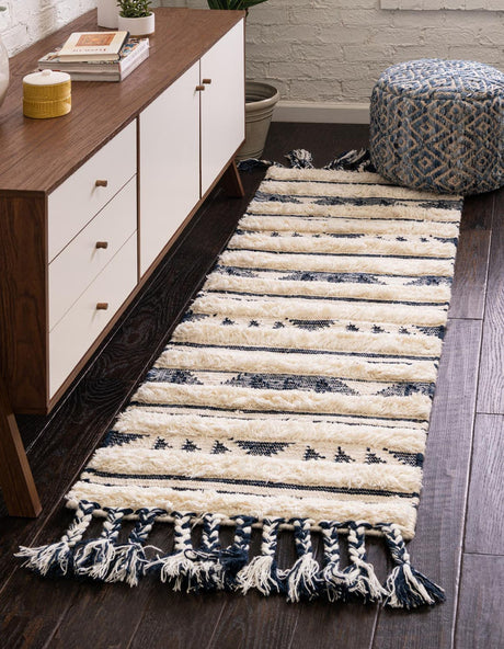 Charcoal 2' 2 x 8' 2 Mesa Runner Area Rug 100% Wool Geometric All Natural Carpet for Living, Dining, Office, Bedrooms, Dorms, Kitchens for Sale at Rug Engine