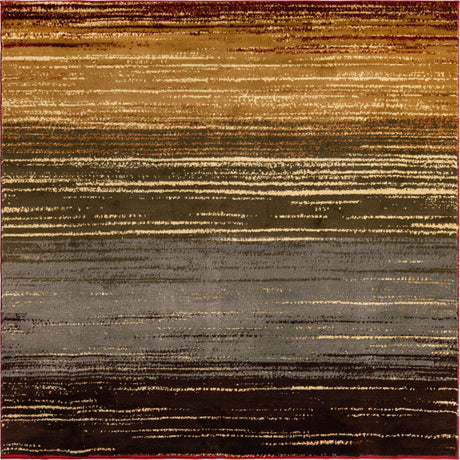 Beige 6' 1 x 6' 1 Barista Square Area Rug 100% Polypropylene Abstract Modern Geometric Carpet for Living Room Dining Office Dorm Room Decor for Sale at Rug Engine