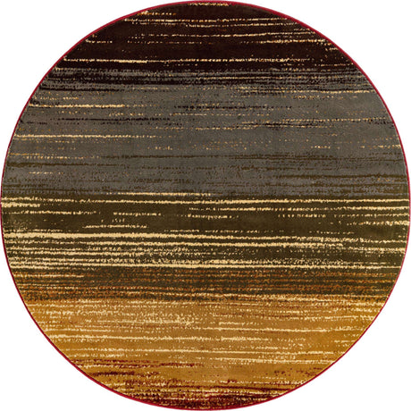 Beige 6' 1 x 6' 1 Barista Round Area Rug 100% Polypropylene Abstract Modern Geometric Carpet for Living Room Dining Office Dorm Room Decor for Sale at Rug Engine