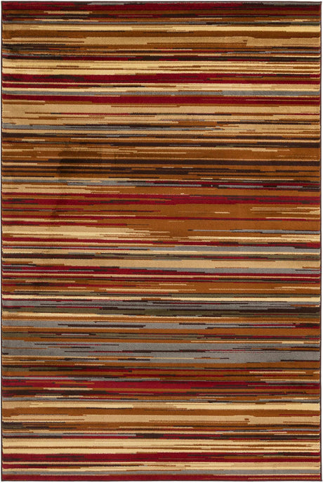 Beige 6' 1 x 9' Barista Rectangle Area Rug 100% Polypropylene Abstract Modern Geometric Carpet for Living Room Dining Office Dorm Room Decor for Sale at Rug Engine
