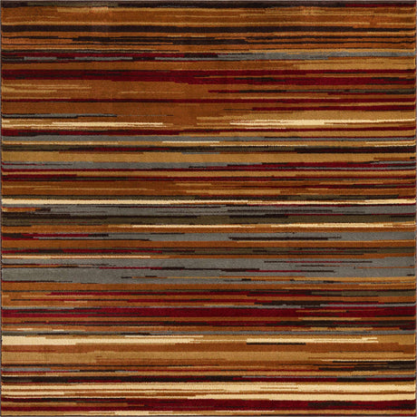 Beige 6' 1 x 6' 1 Barista Square Area Rug 100% Polypropylene Abstract Modern Geometric Carpet for Living Room Dining Office Dorm Room Decor for Sale at Rug Engine