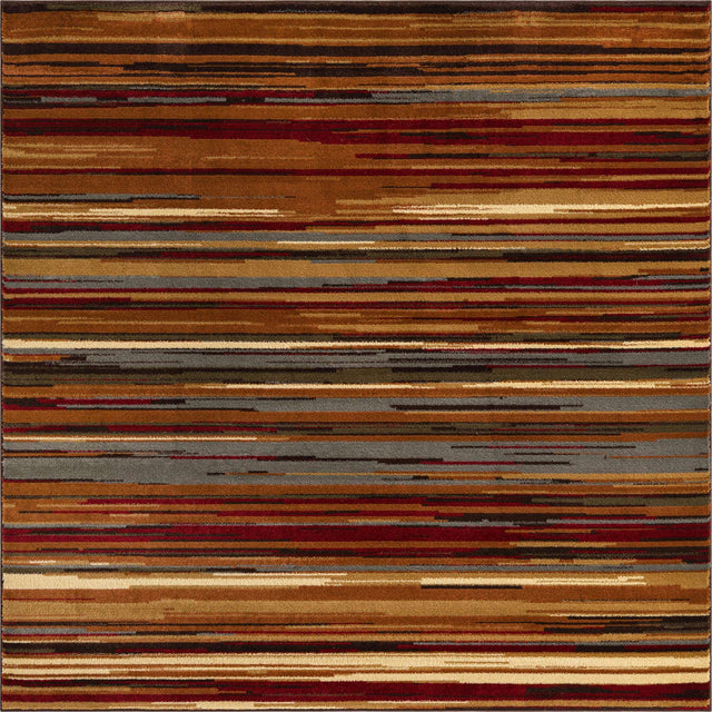 Beige 6' 1 x 6' 1 Barista Square Area Rug 100% Polypropylene Abstract Modern Geometric Carpet for Living Room Dining Office Dorm Room Decor for Sale at Rug Engine