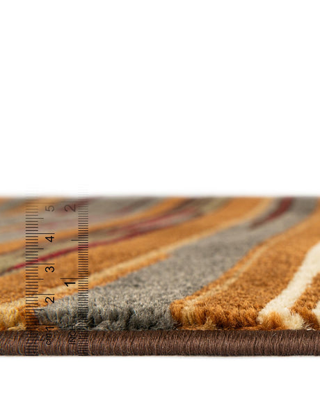 Beige 7' 10 x 7' 10 Barista Octagon Area Rug 100% Polypropylene Abstract Modern Geometric Carpet for Living Room Dining Office Dorm Room Decor for Sale at Rug Engine