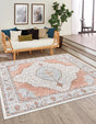 Ivory 10' x 10' Nyla Square Area Rug 100% Polypropylene Traditional Classic Carpet for Living Room, Kitchen, Bedroom, Dining, Office for Sale at Rug Engine