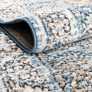 Blue 10' x 10' Nyla Square Area Rug 100% Polypropylene Traditional Classic Carpet for Living Room, Kitchen, Bedroom, Dining, Office for Sale at Rug Engine