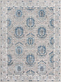 Gray 10' x 14' Nyla Rectangle Area Rug 100% Polypropylene Traditional Classic Carpet for Living Room, Kitchen, Bedroom, Dining, Office for Sale at Rug Engine