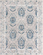 Gray 7' 10 x 10' Nyla Rectangle Area Rug 100% Polypropylene Traditional Classic Carpet for Living Room, Kitchen, Bedroom, Dining, Office for Sale at Rug Engine