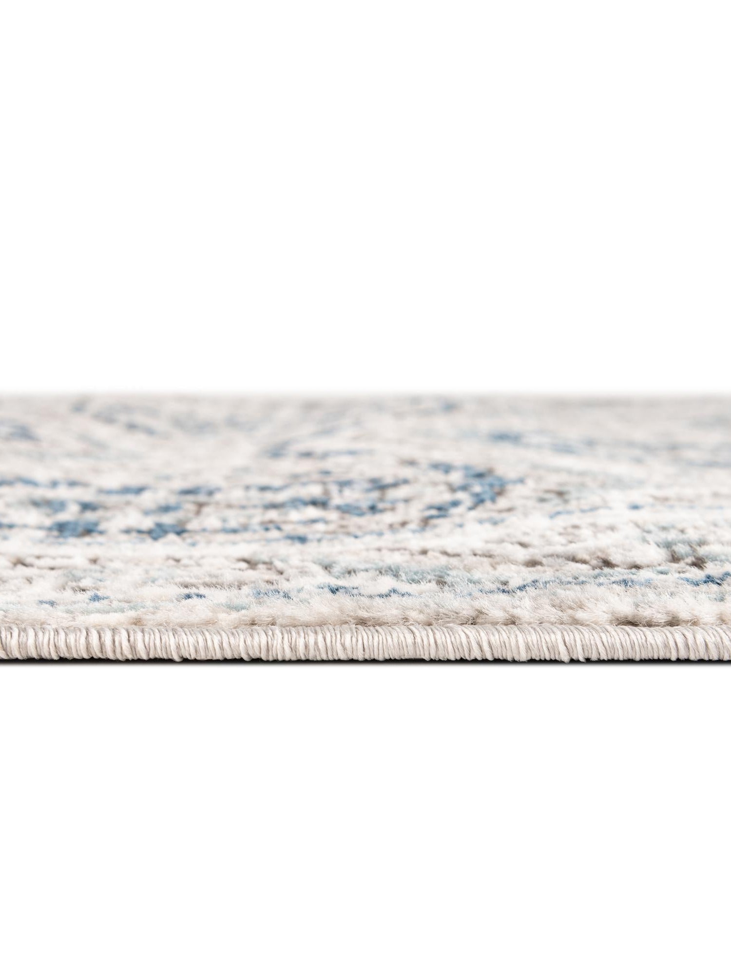 Gray 7' 10 x 10' Nyla Rectangle Area Rug 100% Polypropylene Traditional Classic Carpet for Living Room, Kitchen, Bedroom, Dining, Office for Sale at Rug Engine