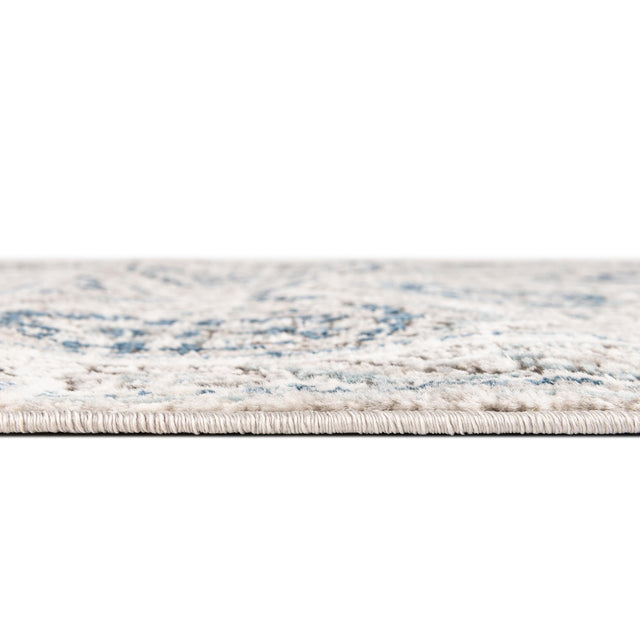 Gray 5' 3 x 8' Nyla Rectangle Area Rug 100% Polypropylene Traditional Classic Carpet for Living Room, Kitchen, Bedroom, Dining, Office for Sale at Rug Engine