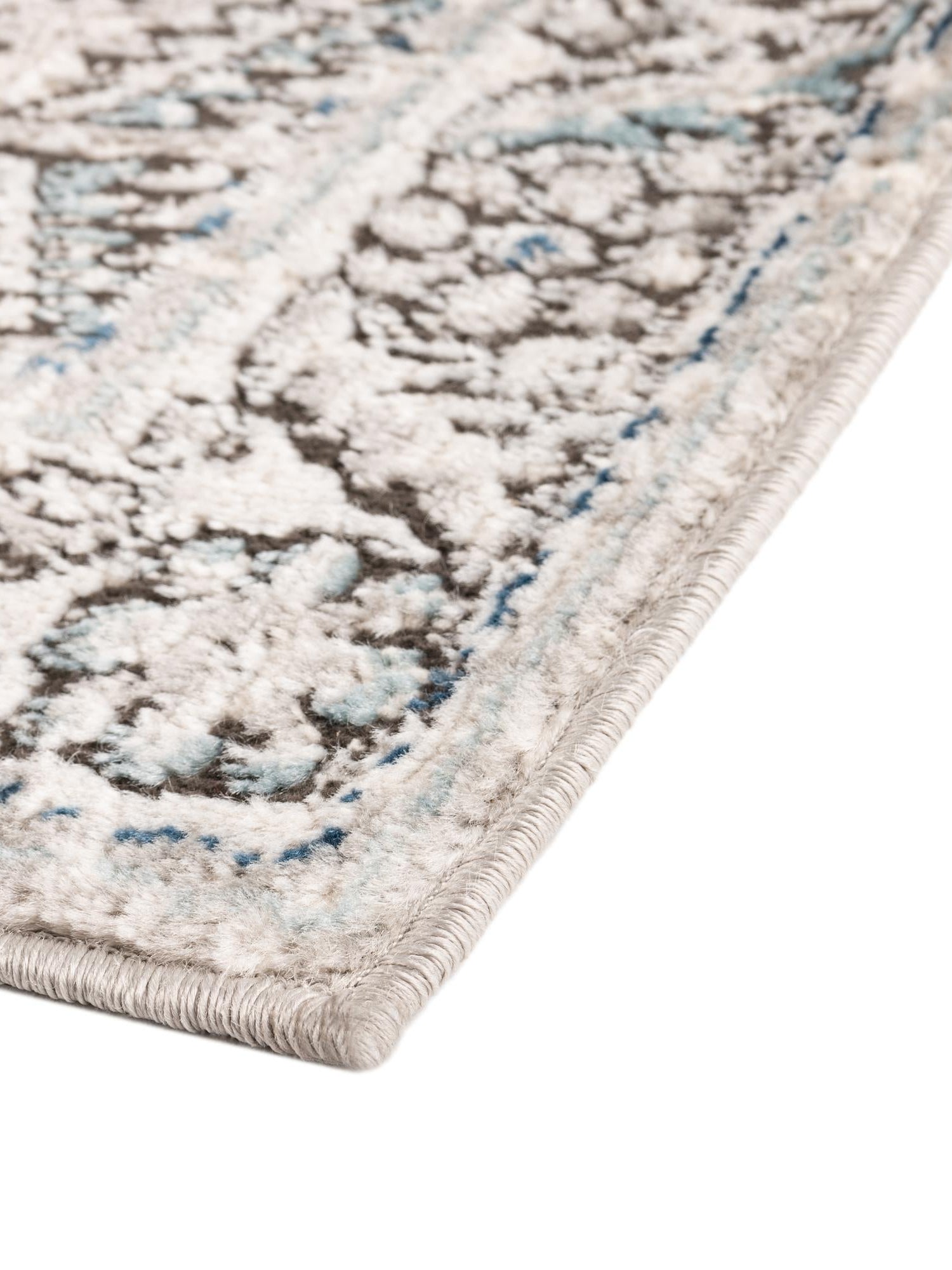 Gray 10' x 14' Nyla Rectangle Area Rug 100% Polypropylene Traditional Classic Carpet for Living Room, Kitchen, Bedroom, Dining, Office for Sale at Rug Engine