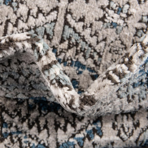 Gray 2' x 3' Nyla Rectangle Area Rug 100% Polypropylene Traditional Classic Carpet for Living Room, Kitchen, Bedroom, Dining, Office for Sale at Rug Engine