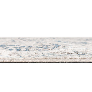 Gray 10' x 10' Nyla Square Area Rug 100% Polypropylene Traditional Classic Carpet for Living Room, Kitchen, Bedroom, Dining, Office for Sale at Rug Engine