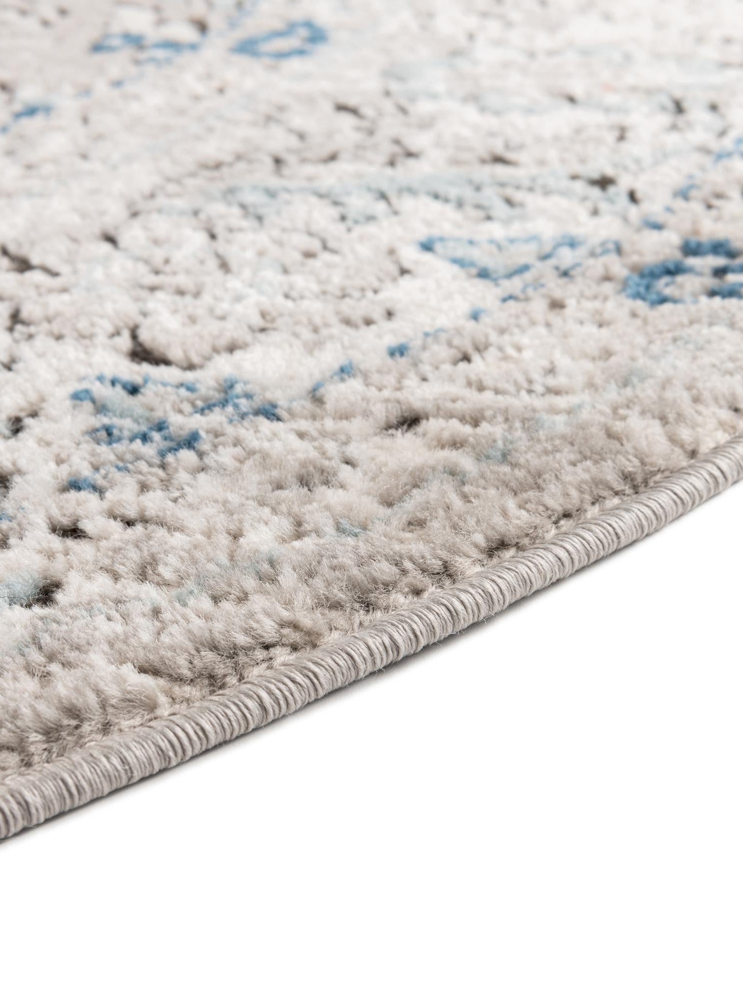 Gray 10' x 10' Nyla Square Area Rug 100% Polypropylene Traditional Classic Carpet for Living Room, Kitchen, Bedroom, Dining, Office for Sale at Rug Engine