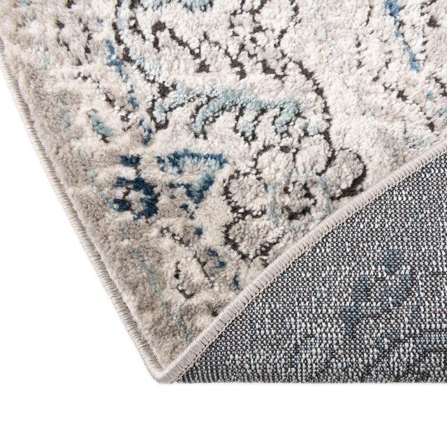 Gray 11' 10 x 11' 10 Nyla Square Area Rug 100% Polypropylene Traditional Classic Carpet for Living Room, Kitchen, Bedroom, Dining, Office for Sale at Rug Engine