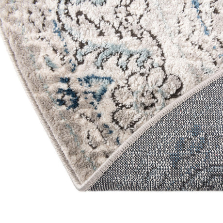 Gray 7' 10 x 10' Nyla Oval Area Rug 100% Polypropylene Traditional Classic Carpet for Living Room, Kitchen, Bedroom, Dining, Office for Sale at Rug Engine