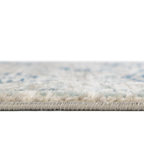 Gray 2' x 6' Nyla Runner Area Rug 100% Polypropylene Traditional Classic Carpet for Living Room, Kitchen, Bedroom, Dining, Office for Sale at Rug Engine