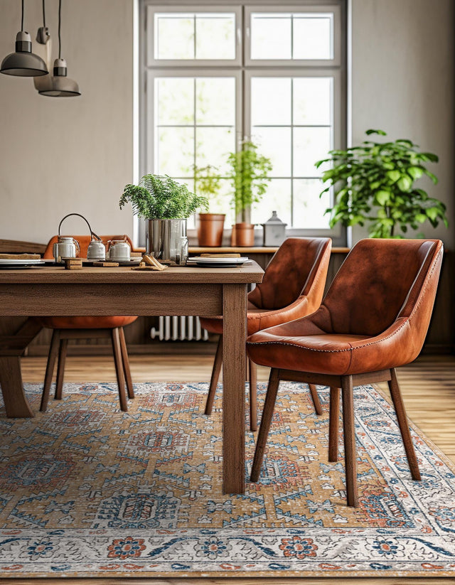 Mustard Yellow 11' 10 x 11' 10 Nyla Square Area Rug 100% Polypropylene Traditional Classic Carpet for Living Room, Kitchen, Bedroom, Dining, Office for Sale at Rug Engine