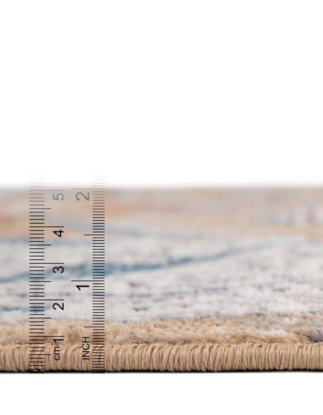 Mustard Yellow 2' x 8' Nyla Runner Area Rug 100% Polypropylene Traditional Classic Carpet for Living Room, Kitchen, Bedroom, Dining, Office for Sale at Rug Engine