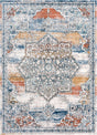 Multicolor 10' x 14' Nyla Rectangle Area Rug 100% Polypropylene Traditional Classic Carpet for Living Room, Kitchen, Bedroom, Dining, Office for Sale at Rug Engine
