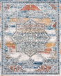 Multicolor 7' 10 x 10' Nyla Rectangle Area Rug 100% Polypropylene Traditional Classic Carpet for Living Room, Kitchen, Bedroom, Dining, Office for Sale at Rug Engine