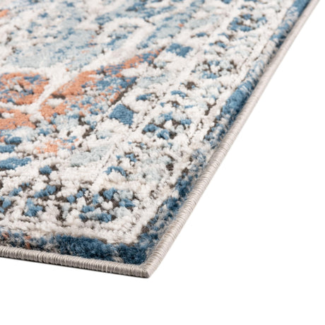 Multicolor 9' x 12' Nyla Rectangle Area Rug 100% Polypropylene Traditional Classic Carpet for Living Room, Kitchen, Bedroom, Dining, Office for Sale at Rug Engine