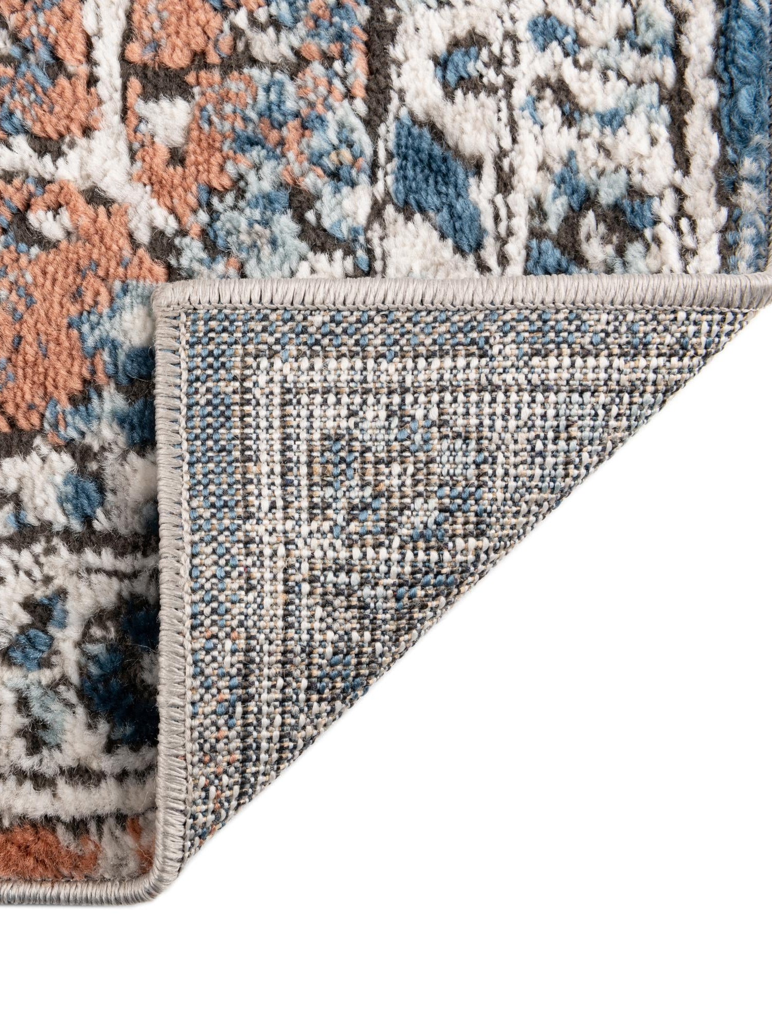 Multicolor 4' x 6' Nyla Rectangle Area Rug 100% Polypropylene Traditional Classic Carpet for Living Room, Kitchen, Bedroom, Dining, Office for Sale at Rug Engine