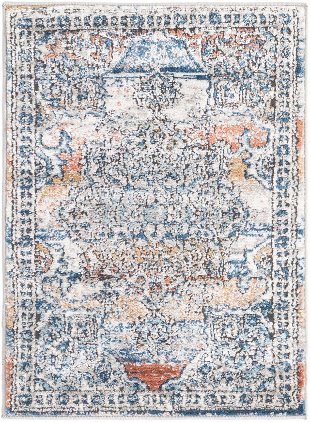 Multicolor 2' x 3' Nyla Rectangle Area Rug 100% Polypropylene Traditional Classic Carpet for Living Room, Kitchen, Bedroom, Dining, Office for Sale at Rug Engine