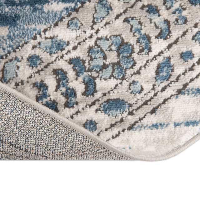 Multicolor 6' 1 x 9' Nyla Oval Area Rug 100% Polypropylene Traditional Classic Carpet for Living Room, Kitchen, Bedroom, Dining, Office for Sale at Rug Engine