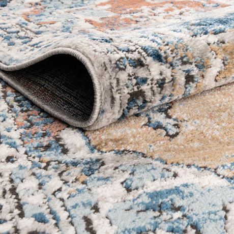 Multicolor 7' x 7' Nyla Octagon Area Rug 100% Polypropylene Traditional Classic Carpet for Living Room, Kitchen, Bedroom, Dining, Office for Sale at Rug Engine