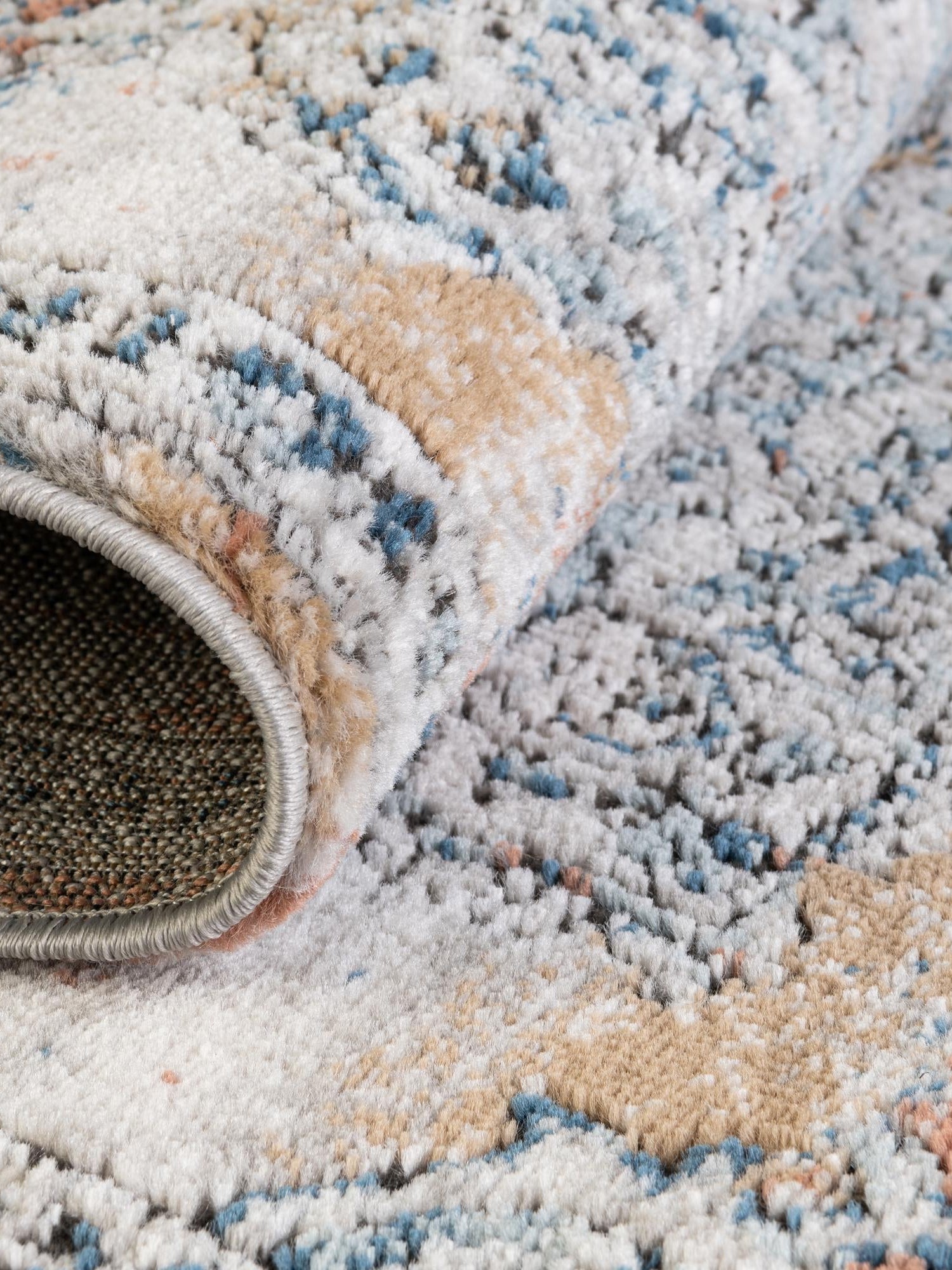 Multicolor 2' 7 x 12' Nyla Runner Area Rug 100% Polypropylene Traditional Classic Carpet for Living Room, Kitchen, Bedroom, Dining, Office for Sale at Rug Engine
