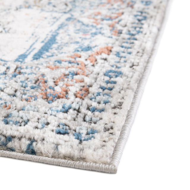 Multicolor 2' 7 x 13' 1 Nyla Runner Area Rug 100% Polypropylene Traditional Classic Carpet for Living Room, Kitchen, Bedroom, Dining, Office for Sale at Rug Engine