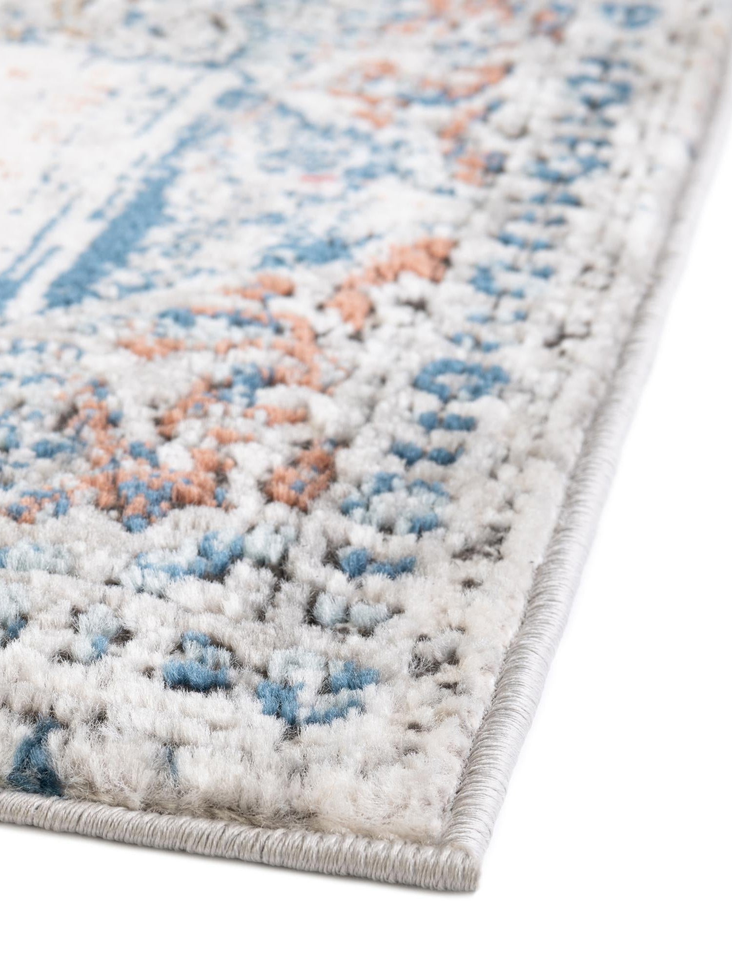 Multicolor 2' 7 x 12' Nyla Runner Area Rug 100% Polypropylene Traditional Classic Carpet for Living Room, Kitchen, Bedroom, Dining, Office for Sale at Rug Engine