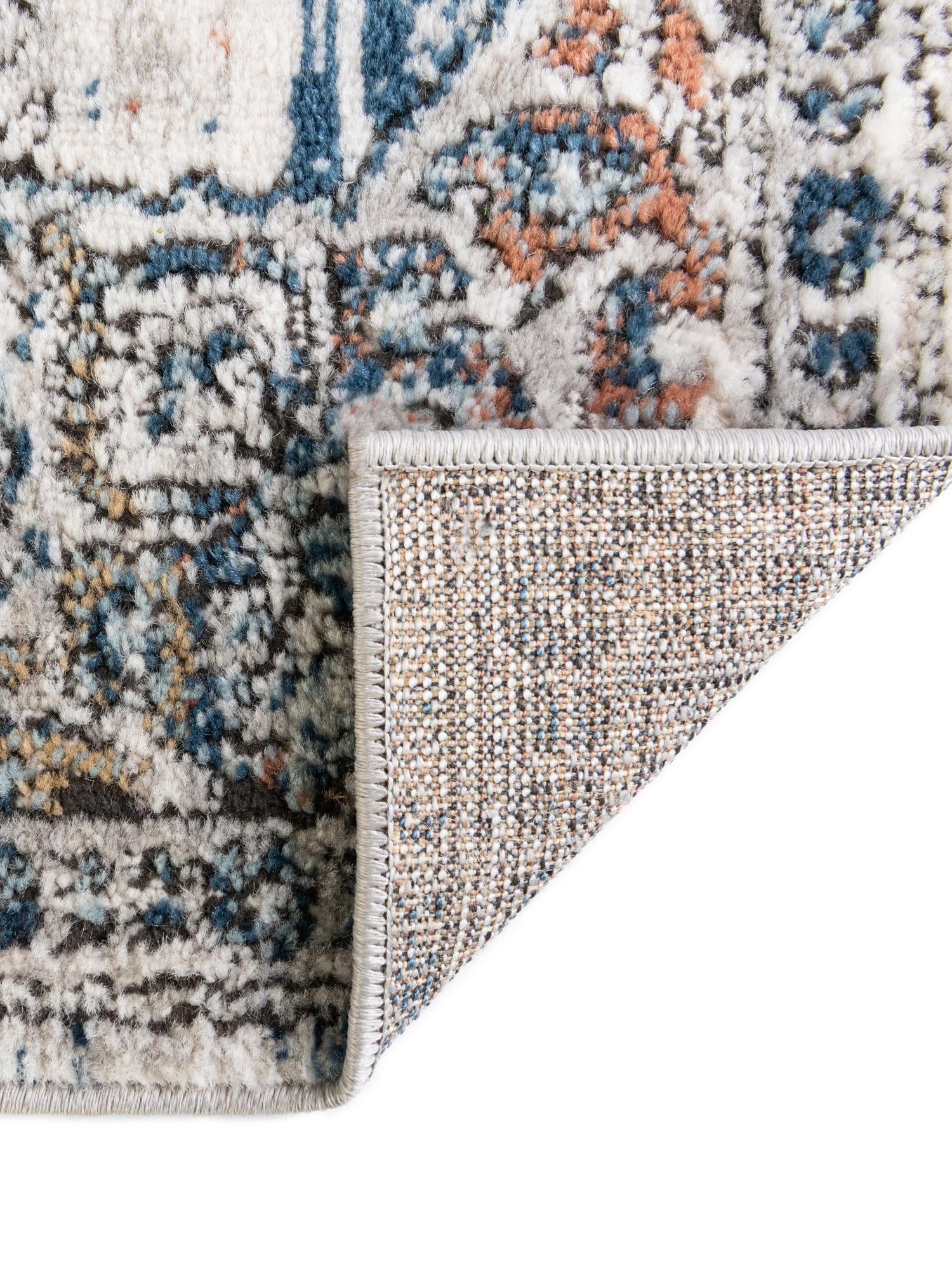 Multicolor 2' x 6' Nyla Runner Area Rug 100% Polypropylene Traditional Classic Carpet for Living Room, Kitchen, Bedroom, Dining, Office for Sale at Rug Engine