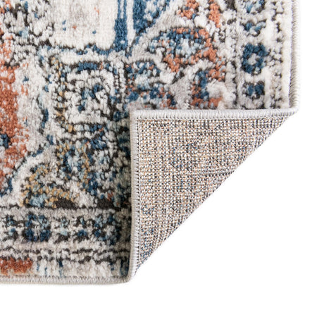 Multicolor 2' x 6' Nyla Runner Area Rug 100% Polypropylene Traditional Classic Carpet for Living Room, Kitchen, Bedroom, Dining, Office for Sale at Rug Engine