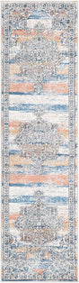 Multicolor 2' x 8' Nyla Runner Area Rug 100% Polypropylene Traditional Classic Carpet for Living Room, Kitchen, Bedroom, Dining, Office for Sale at Rug Engine