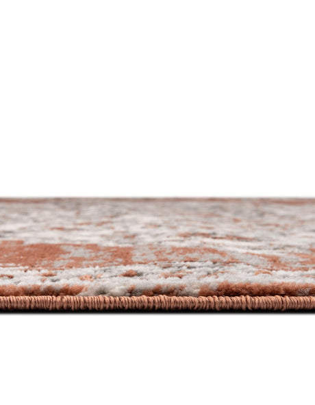 Salmon Pink 3' 3 x 3' 3 Nyla Round Area Rug 100% Polypropylene Traditional Classic Carpet for Living Room, Kitchen, Bedroom, Dining, Office for Sale at Rug Engine