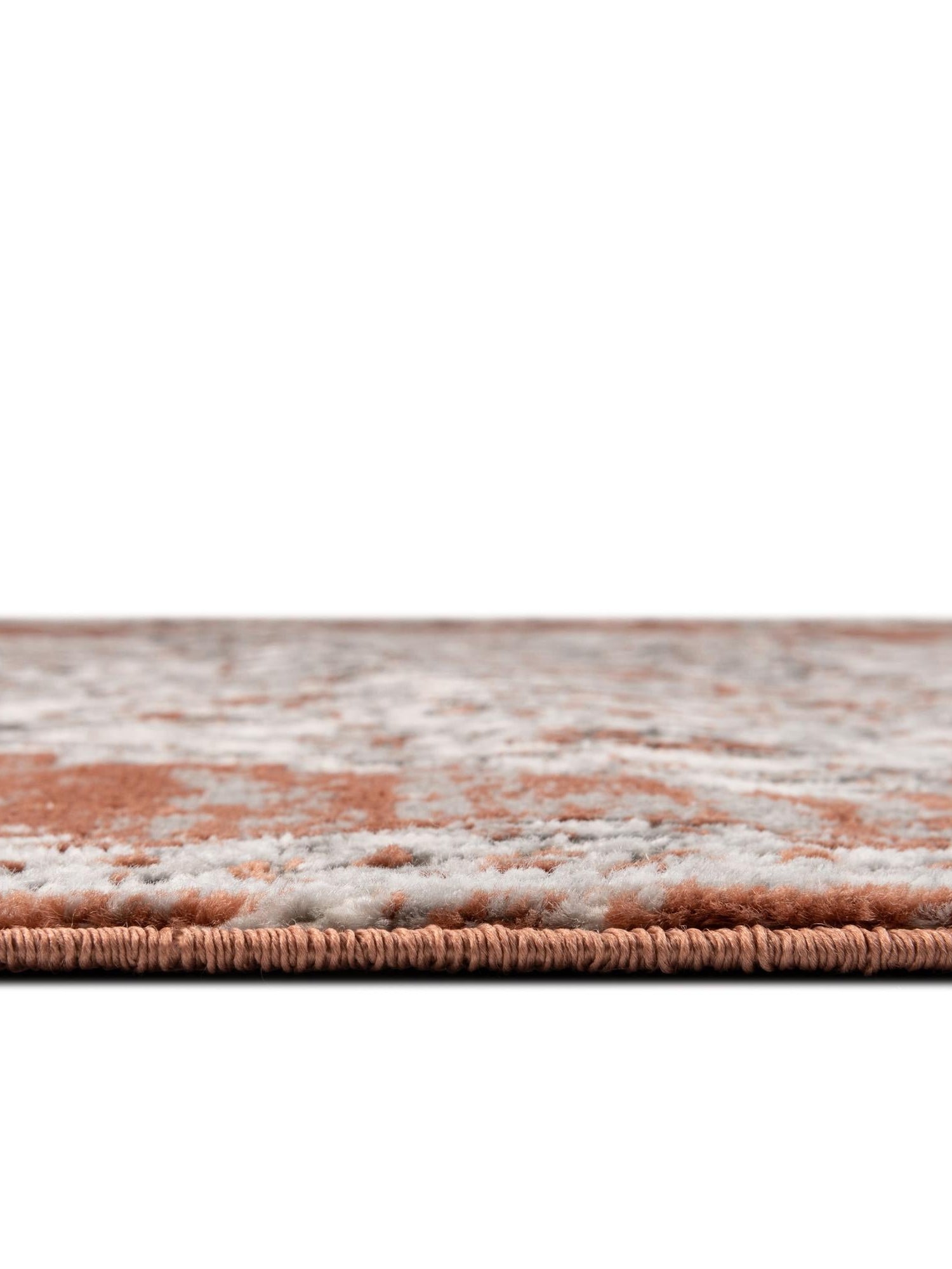 Salmon Pink 5' 3 x 5' 3 Nyla Round Area Rug 100% Polypropylene Traditional Classic Carpet for Living Room, Kitchen, Bedroom, Dining, Office for Sale at Rug Engine