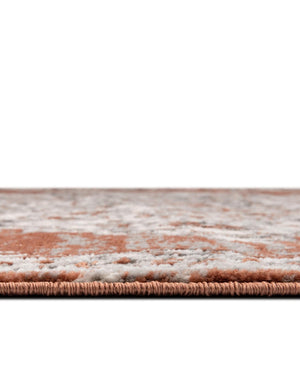 Salmon Pink 5' 3 x 8' Nyla Oval Area Rug 100% Polypropylene Traditional Classic Carpet for Living Room, Kitchen, Bedroom, Dining, Office for Sale at Rug Engine