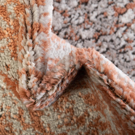 Salmon Pink 2' x 8' Nyla Runner Area Rug 100% Polypropylene Traditional Classic Carpet for Living Room, Kitchen, Bedroom, Dining, Office for Sale at Rug Engine