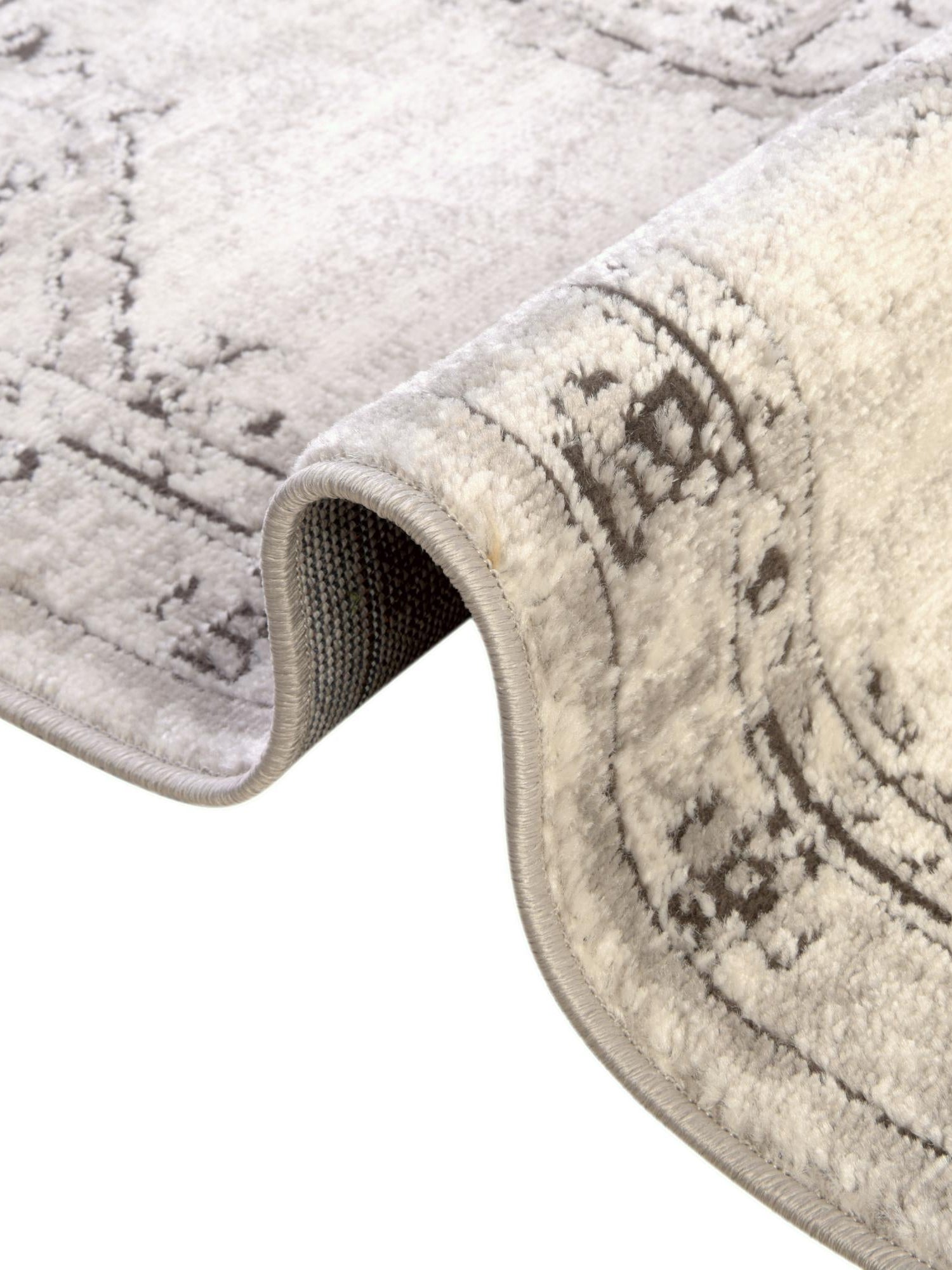 Ivory 2' x 3' Nyla Rectangle Area Rug 100% Polypropylene Traditional Classic Carpet for Living Room, Kitchen, Bedroom, Dining, Office for Sale at Rug Engine