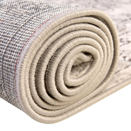 Ivory 2' x 3' Nyla Rectangle Area Rug 100% Polypropylene Traditional Classic Carpet for Living Room, Kitchen, Bedroom, Dining, Office for Sale at Rug Engine