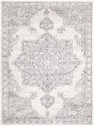 Ivory 4' x 6' Nyla Rectangle Area Rug 100% Polypropylene Traditional Classic Carpet for Living Room, Kitchen, Bedroom, Dining, Office for Sale at Rug Engine