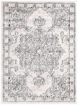 Ivory 2' x 3' Nyla Rectangle Area Rug 100% Polypropylene Traditional Classic Carpet for Living Room, Kitchen, Bedroom, Dining, Office for Sale at Rug Engine