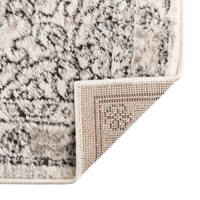 Ivory 7' x 7' Nyla Octagon Area Rug 100% Polypropylene Traditional Classic Carpet for Living Room, Kitchen, Bedroom, Dining, Office for Sale at Rug Engine