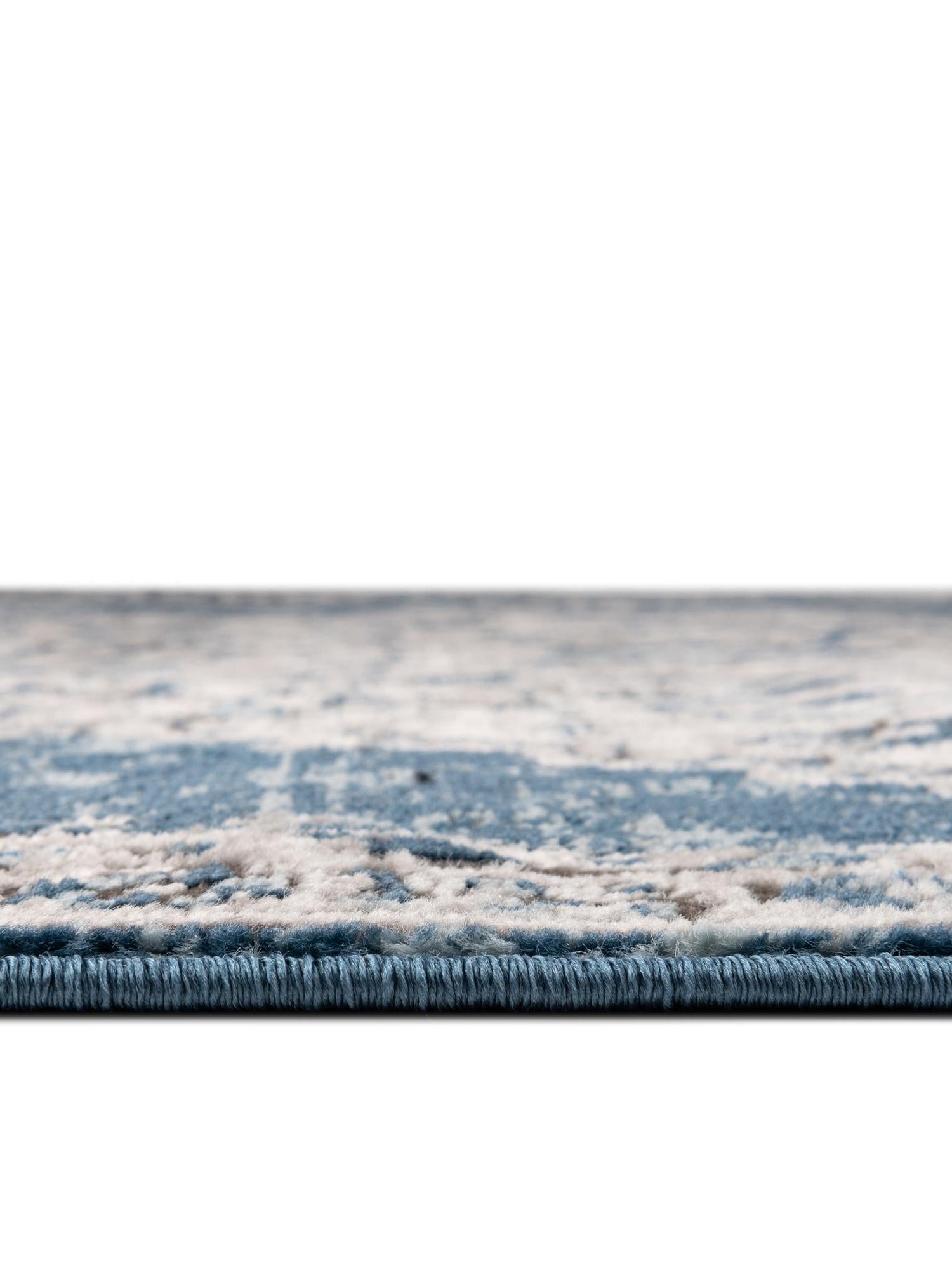 Blue 4' x 4' Nyla Octagon Area Rug 100% Polypropylene Traditional Classic Carpet for Living Room, Kitchen, Bedroom, Dining, Office for Sale at Rug Engine